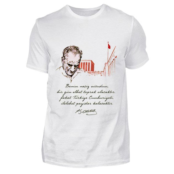 Anıtkabir Temalı Atatürk  Tişört